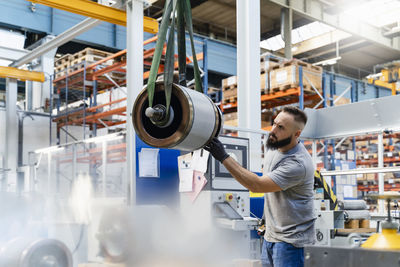 Man working in factory