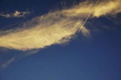 Clouds over blue sky