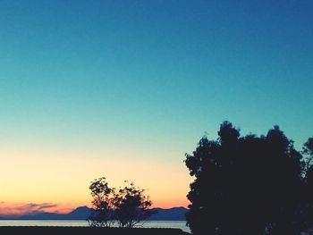 Scenic view of sunset sky