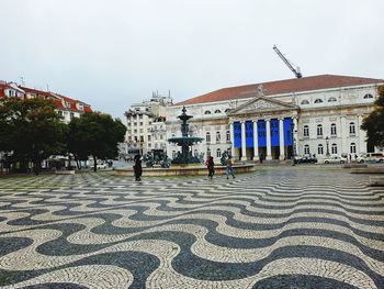 View of buildings in city