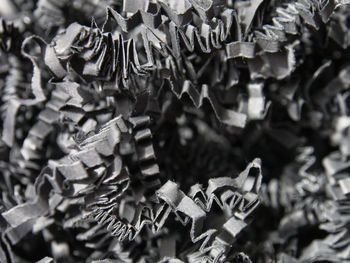 Close-up of crumpled cardboard