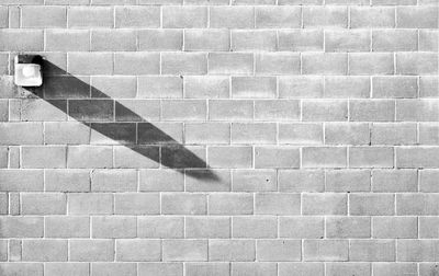 Full frame shot of steps and brick wall