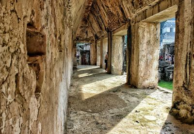 Corridor of building