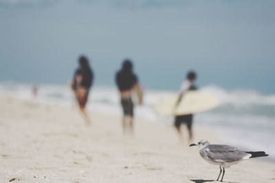 Woman on beach