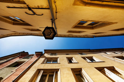 Low angle view of building against sky