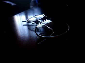Close-up of food on table
