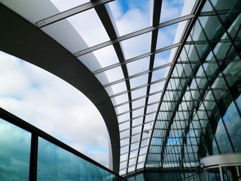 Low angle view of skylight at sky garden