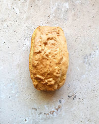 High angle view of bread on table