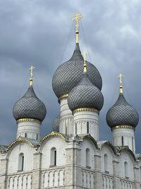 Close-up of ancient orthodox cathedral 