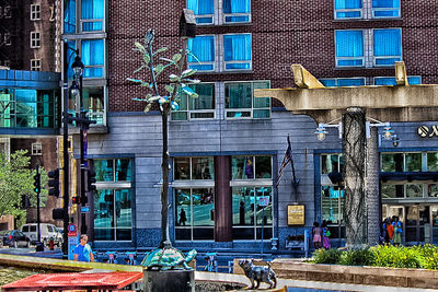 Buildings in city