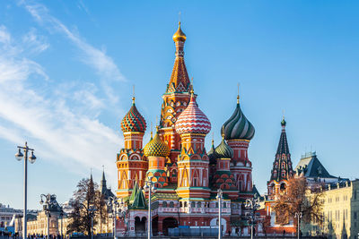 Cathedral of buildings against sky