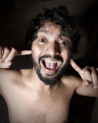 Portrait of a smiling young man