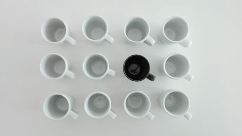 Close-up of white objects