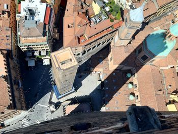 Only for people who have not vertigo,  nice view from asinelli tower, bologna