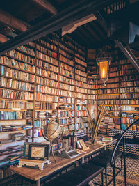 Close-up of books