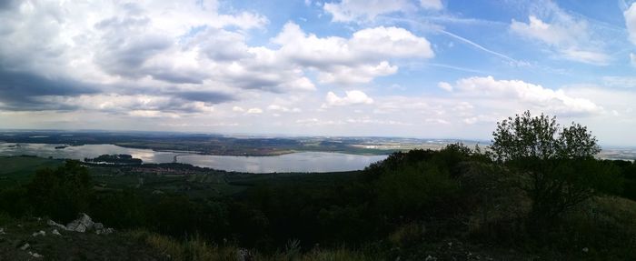 Panoramic view of landscape against sky