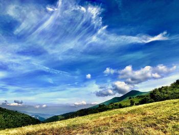 Scenic view of landscape against sky