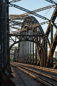 View of railroad tracks against sky