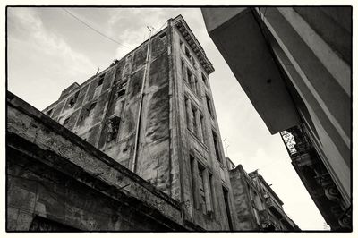 Low angle view of historic building against sky