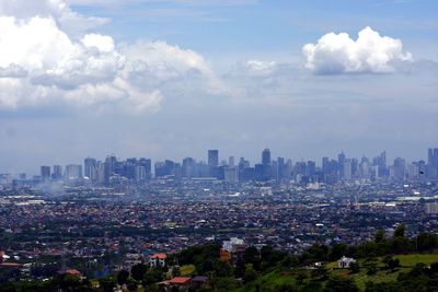 Cityscape against sky