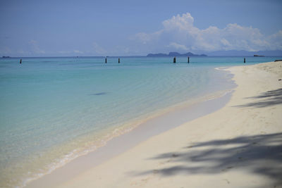 Scenic view of beach