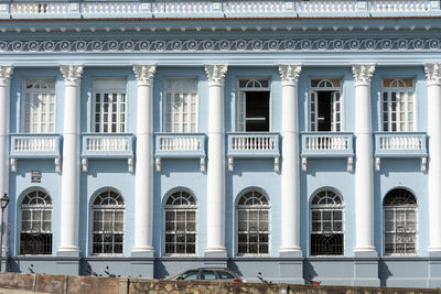 Facade of historic building