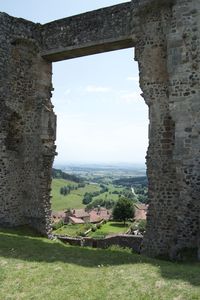 View of old ruins