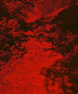 Full frame shot of red abstract background