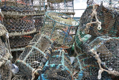 Stack of fishing net