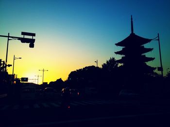 Road at sunset