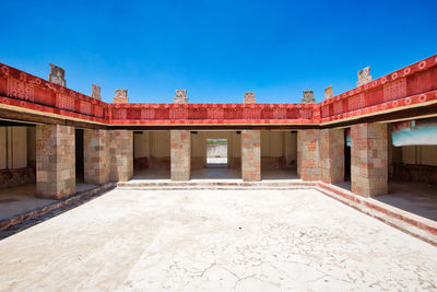 View of building against blue sky