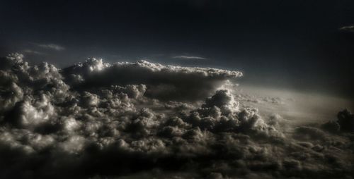 Low angle view of clouds in sky