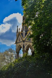 Low angle view of a temple