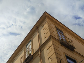 Low angle view of building against sky