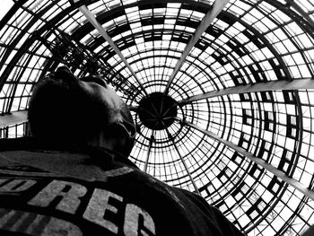 Low angle view of ceiling