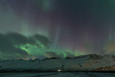 Scenic view of star field at night