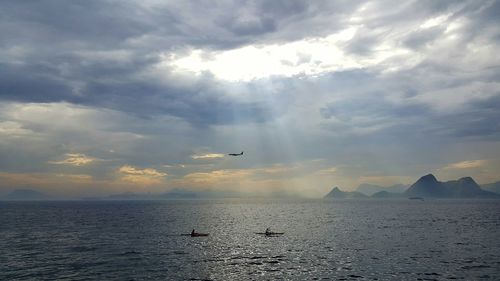 Sunset over sea