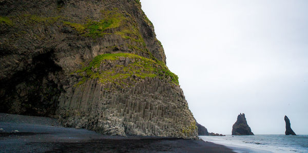 Rock formations at seaside