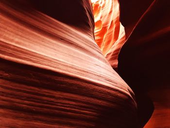 Close-up of rock formation