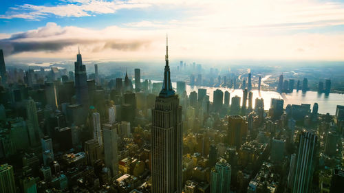 Cityscape against sky