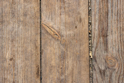 Full frame shot of wooden table