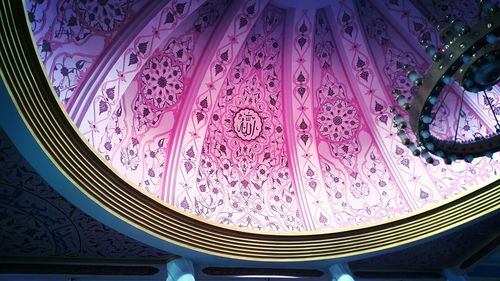 Low angle view of ceiling