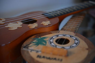 Close-up of guitar