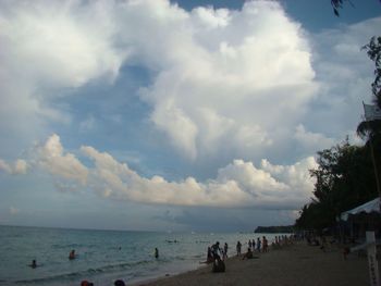 People on beach