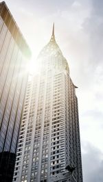 Low angle view of buildings against sky