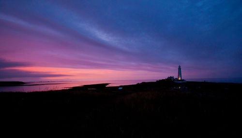 Scenic view of sunset sky