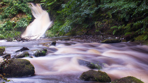 View of waterfall