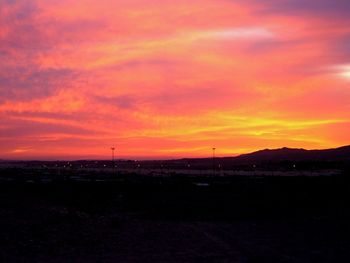 Scenic view of sunset sky