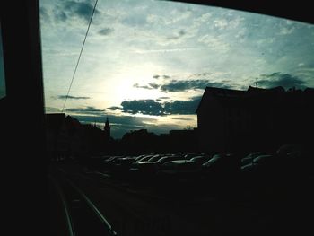 Road at sunset