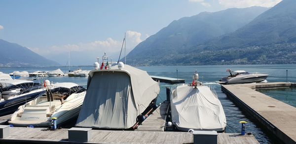 Panoramic view of sea against sky